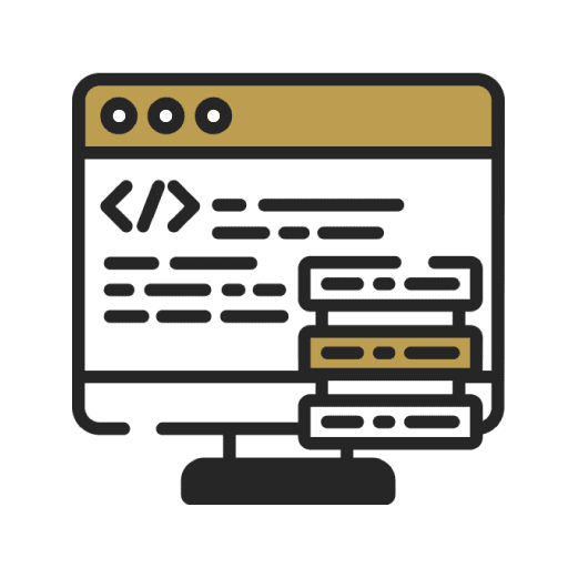 web development-design and development icon