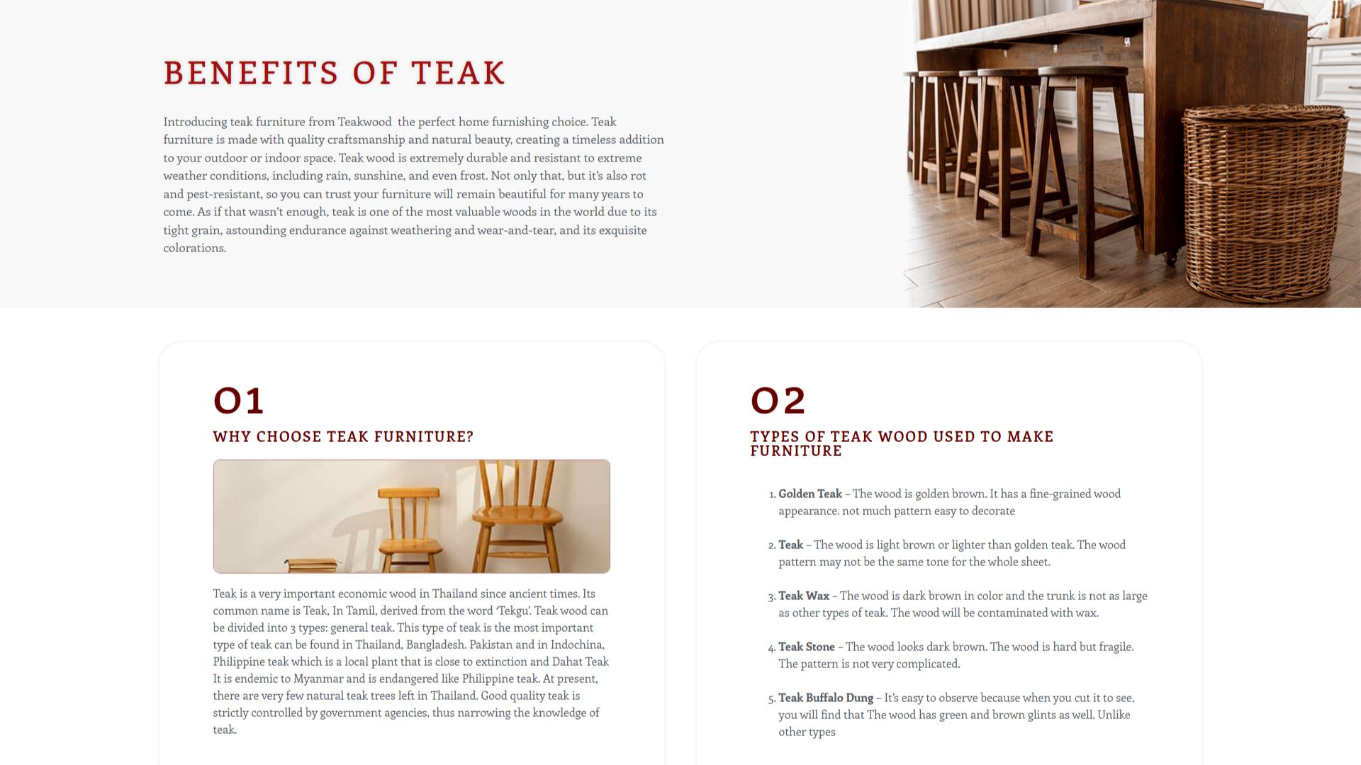 Teakwood in Thailand - Bremic