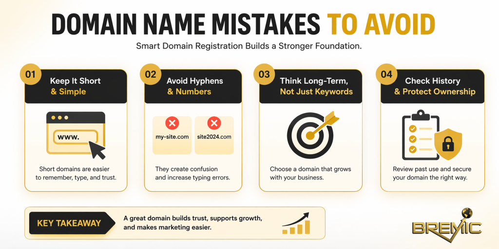 Domain Name Mistakes to Avoid