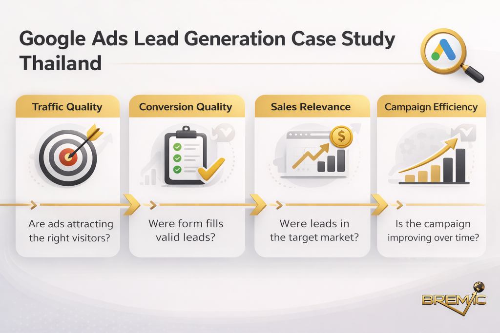 Google ads lead generation case study Thailand