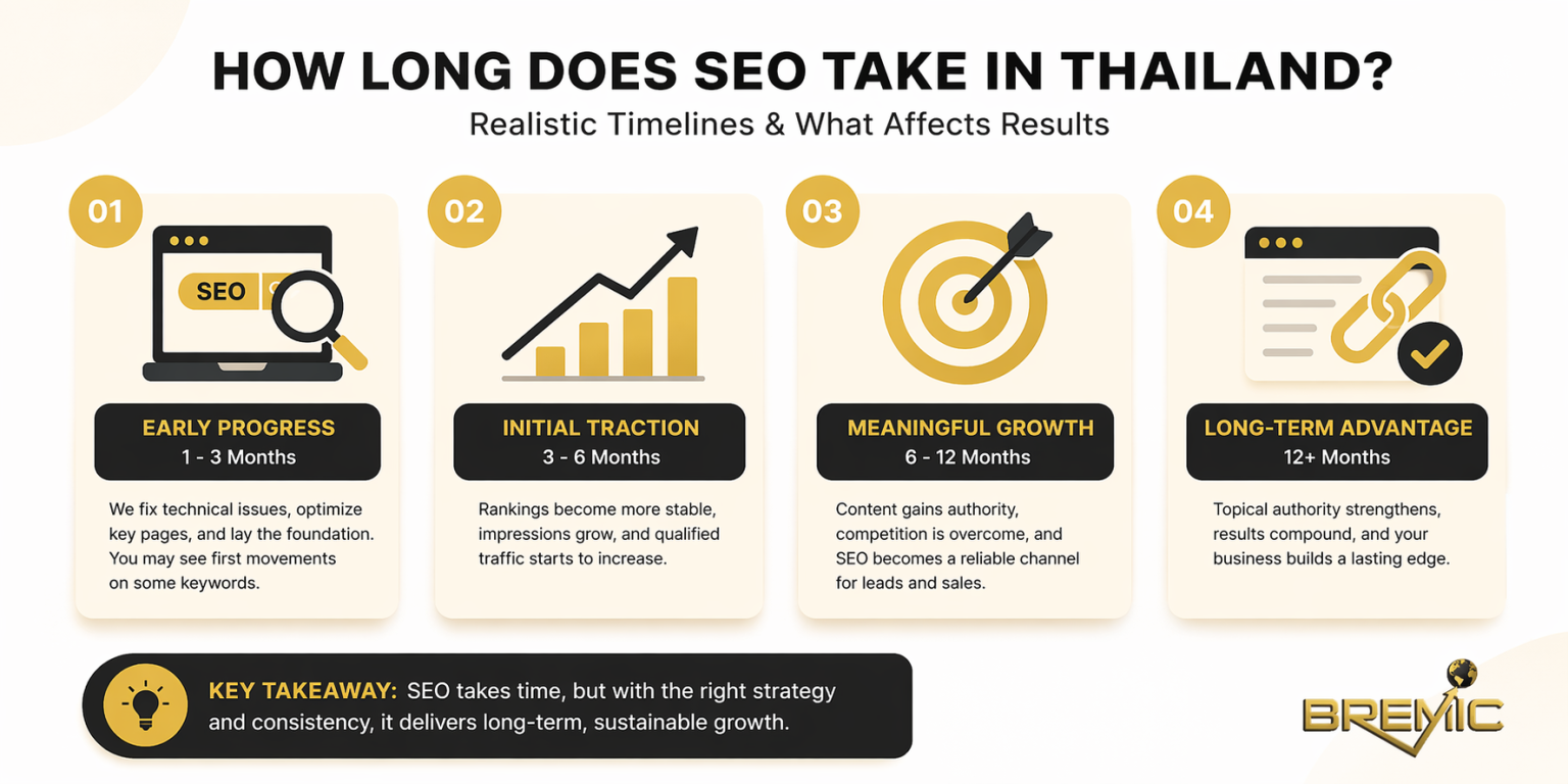 How Long Does SEO Take in Thailand
