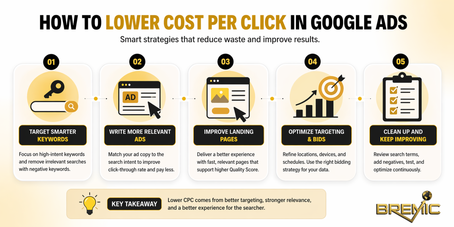 How to Lower Cost Per Click in Google Ads Without Hurting Lead Quality