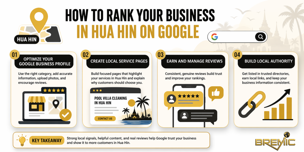 How to Rank Your Business in Hua Hin on Google