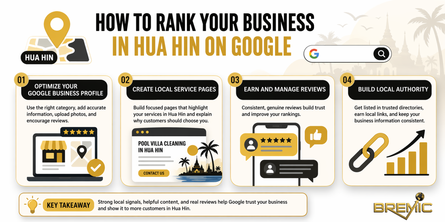How to Rank Your Business in Hua Hin on Google