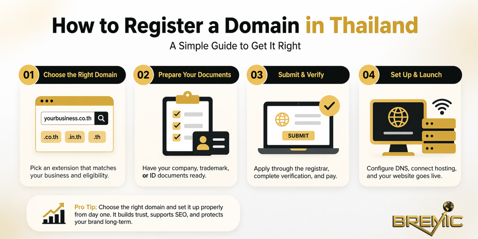 How to Register a Domain in Thailand