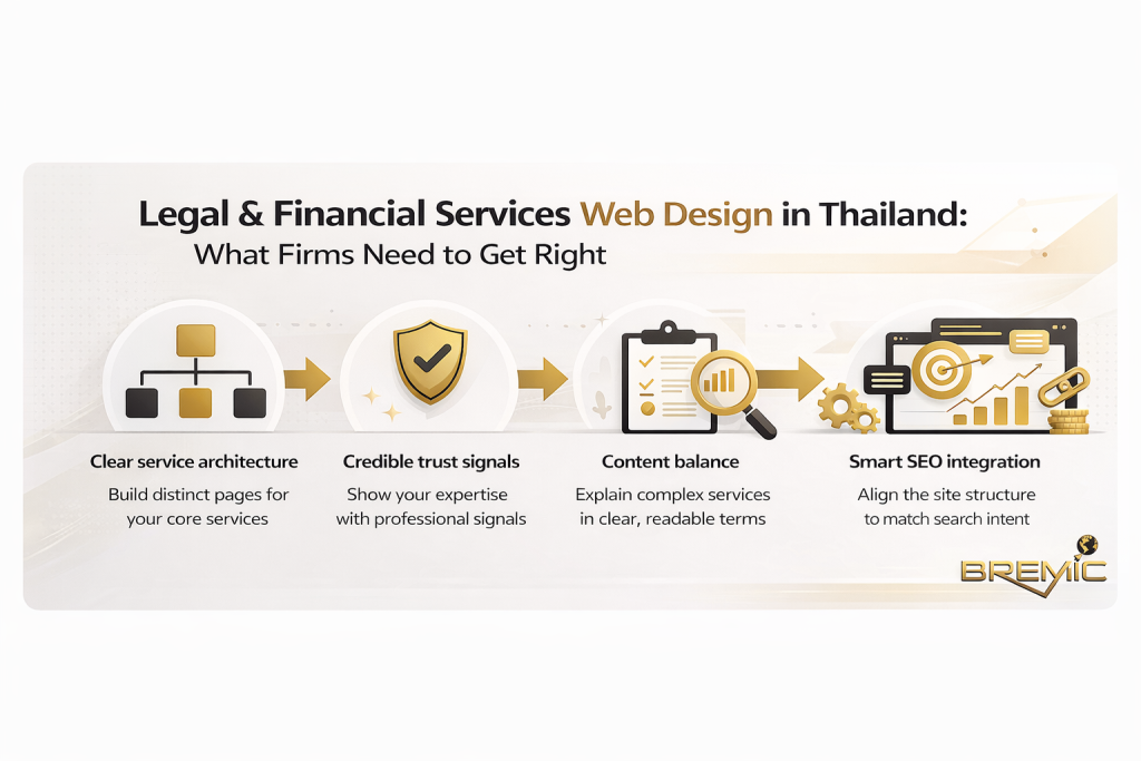 Legal & Financial Services Web Design and SEO in Thailand