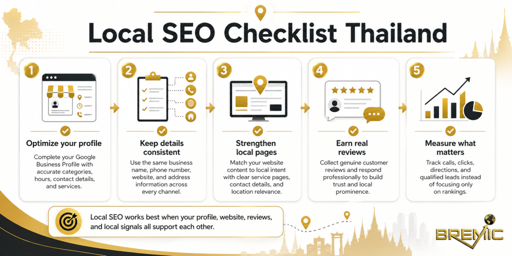 Local SEO checklist Thailand