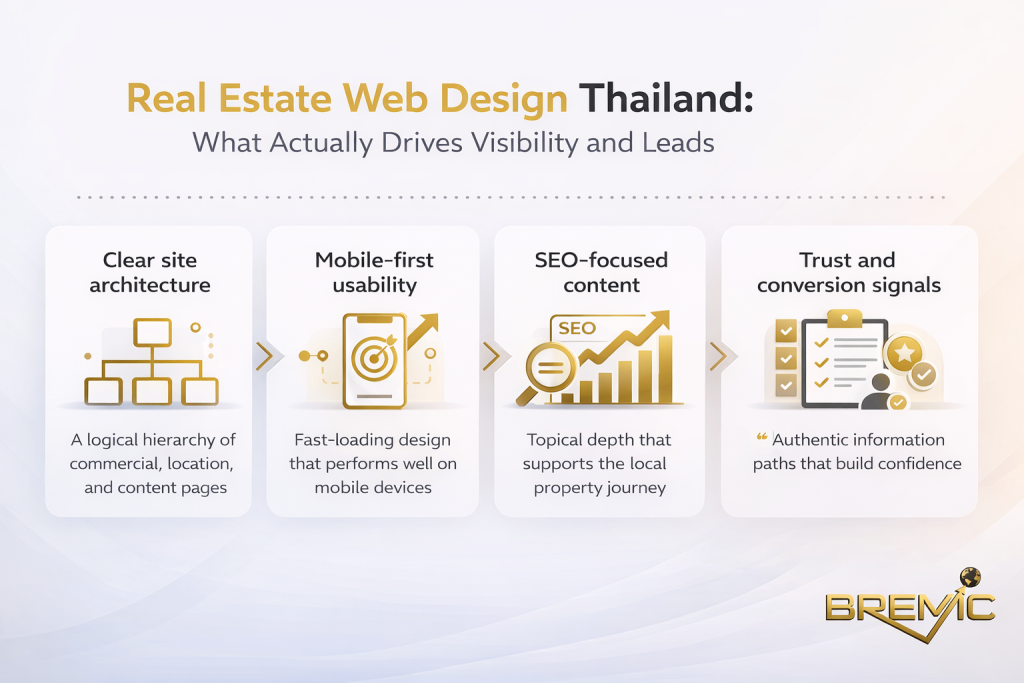 Real Estate Web Design and SEO in Thailand