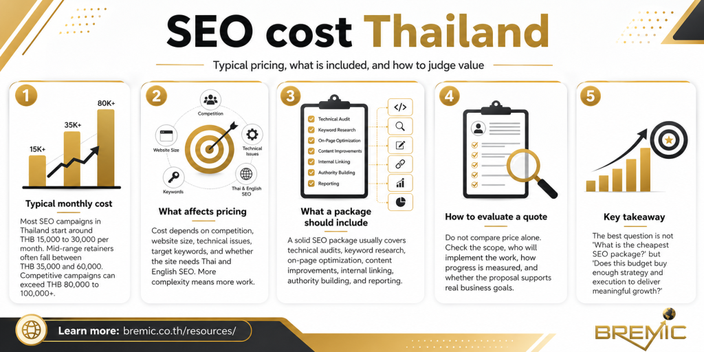 SEO cost Thailand
