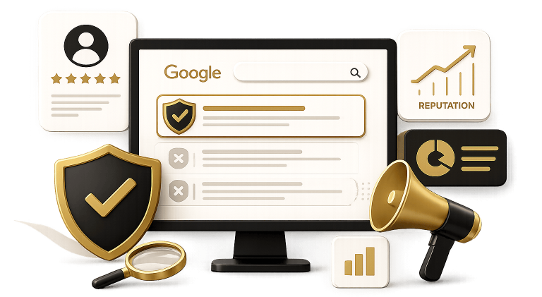 SERM Thailand service illustration for online reputation management